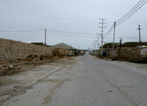 Baku's Nardaran township being landscaped. Azerbaijan, 25 Jan. 2016